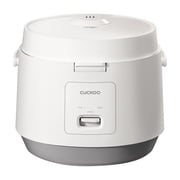 CUCKOO Basic Rice Cooker 10-Cup Uncooked / 20-Cup Cooked, Large Rice Maker and Warmer with Nonstick Inner Pot, Easy to Use with Auto Keep Warm, Includes Steam Tray, White CR-1095