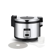 CUCKOO Commercial Rice Cooker & Warmer, Extra Large Rice Cooker 30-Cup Uncooked / 60-Cup Cooked, Professional Industrial Grain Cooker with Large Capacity, Easy One-Touch Operation, Silver CR-3055