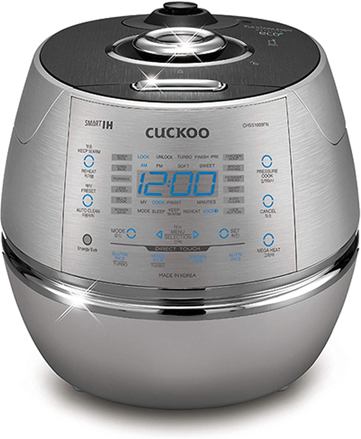 CUCKOO CRP-CHSS1009FN | 10-Cup (Uncooked) Induction Heating CUCKOO CRP-CHSS1009FN | 10-Cup (Uncooked) Induction Heating