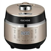 CUCKOO CRP-EHSS0309FG | Induction Heating Pressure Rice Cooker | 15 Menu Options, Auto-Clean, Voice Guide, Made in Korea | Gold