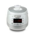 thumbnail image 1 of Cuckoo 6 Cup Dry Induction Heating Pressure Rice Cooker with Micom Logic Tech, Nonstick Pot, Warmer, 16 Menu Modes and Voice Guide, 1 of 7