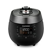 CUCKOO Twin Pressure Rice Cooker 6-Cup Uncooked / 12-Cup Cooked with Nonstick Inner Pot, Versatile Rice Maker & Warmer with 14 Menu Options, Voice Guide, Auto C