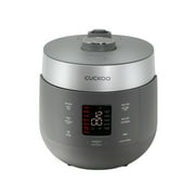 CUCKOO CRP-ST1009F | 10-Cup (Uncooked) Twin Pressure Rice Cooker & Warmer | High/Non-Pressure Steam, Made in Korea | Gray