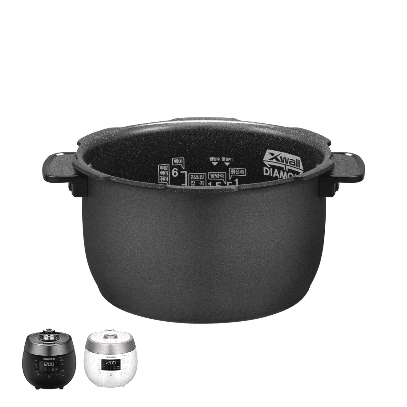 CUCKOO Replacement Inner Pot for Rice Cooker Model CRP-RT0609F Twin Pressure Rice Cooker & Warmer, 12-Cup (Cooked), Nonstick Pot