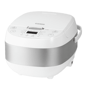 CUCKOO Rice Cooker & Warmer 6 Cup Uncooked / 12 cup Cooked, Smart Fuzzy Logic Ceramic Inner Pot White (CR-0605F)