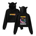 thumbnail image 1 of CUCO Hitchhiker Tour Cat Ear Hoodie Casual Short Sweatshirt Unique Bear Ear Tops, 1 of 2