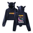 thumbnail image 1 of CUCO Hitchhiker Tour Cat Ear Hoodie Casual Short Sweatshirt Unique Bear Ear Tops, 1 of 2