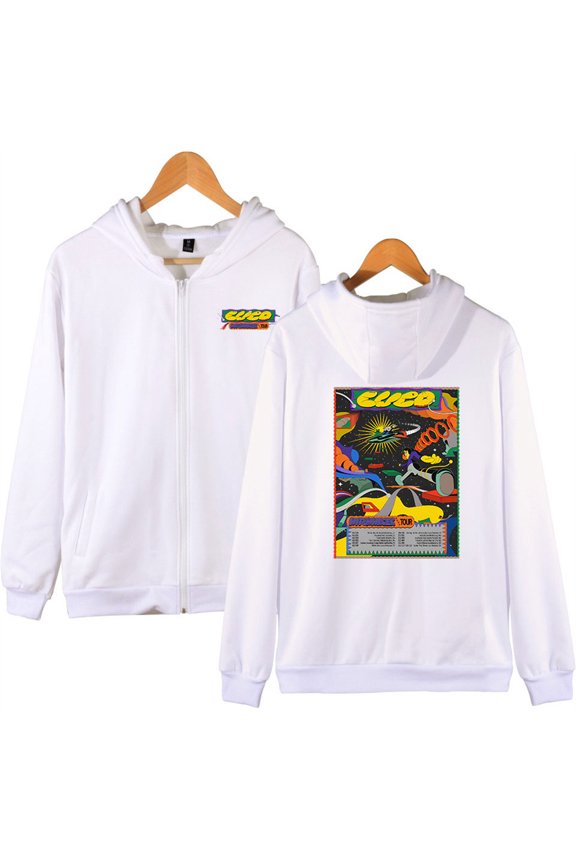 CUCO Hitchhiker Tour Zip Hooded Sweatshirt Fashion Zip Clothes Unique Zip Jacket