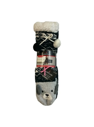 Critter sequin deals sherpa slippers