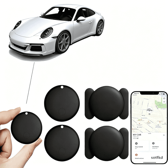 CUDIAO 2 Pack Gps Tracker for Vehicles,Tracker Device for Vehicles,Tracking Devices for Cars Hidden,Car Gps Tracker,Car Tracker (Only Ios) | No Monthly Fee | Works with Find My