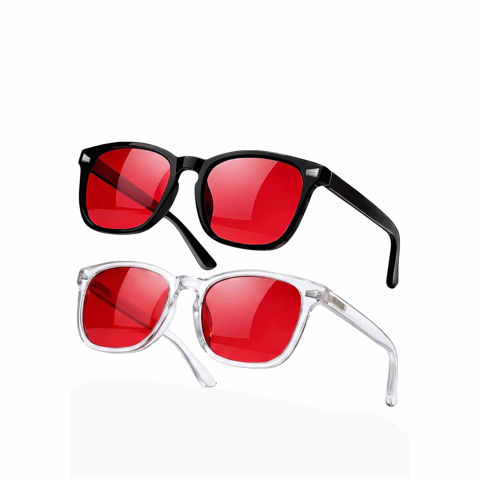 Spectacles For Protection Computer CUDIAO 2 Packs Professional Sleep Glasses with 99.9% Blue Light ...