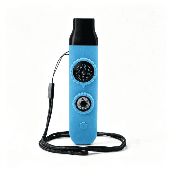CUDIAO Emergency Survival Safety WhistleWhistle for Kids with Lanyard,Compass,Thermometer,Ideal for Kayaking,Boating,Hiking,Camping,Climbing Ideal for Kayaking,Boating Whistle Safety Whistle