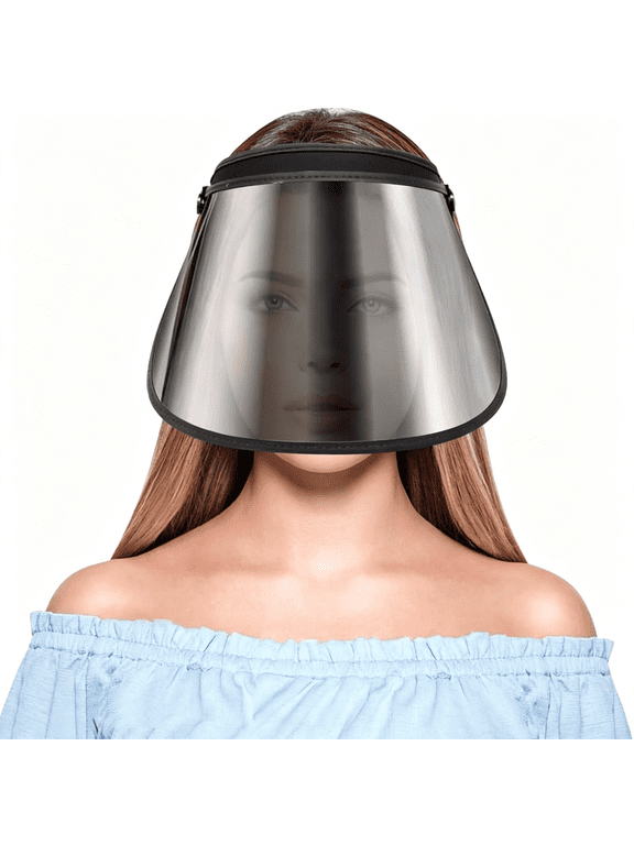 Face Protection Shield Sun Visor Hat Cap Uv Protection - Premium Clear Colorful Adjustable Solar Headband Face Shield Sun Protection