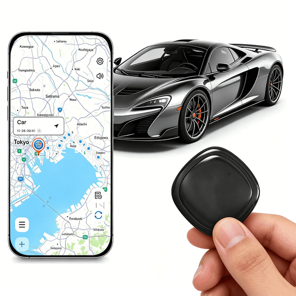 CUDIAO Gps Tracker for Vehicles, Mini Hidden Magnetic Car Gps Tracker, Global Coverage Real-Time Locator for Cars, Assets, Pets, Kids & Elderly, No Subscription, No Monthly Fee, No Sim Card Needed