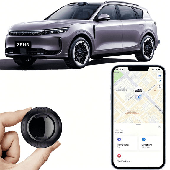 CUDIAO Gps Tracker for Vehicles,Tracker Device for Vehicles,Car Gps Tracker,Car Tracker Device Hidden for Vehicles,Magnetic,Android&Ios Compatible,No Sim Card,Waterproof