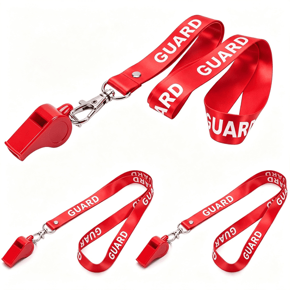 CUDIAO Lifeguard Whistle with Lanyard Emergency Plastic Emergency Plastic Lifeguard Whistle with Lanyard
