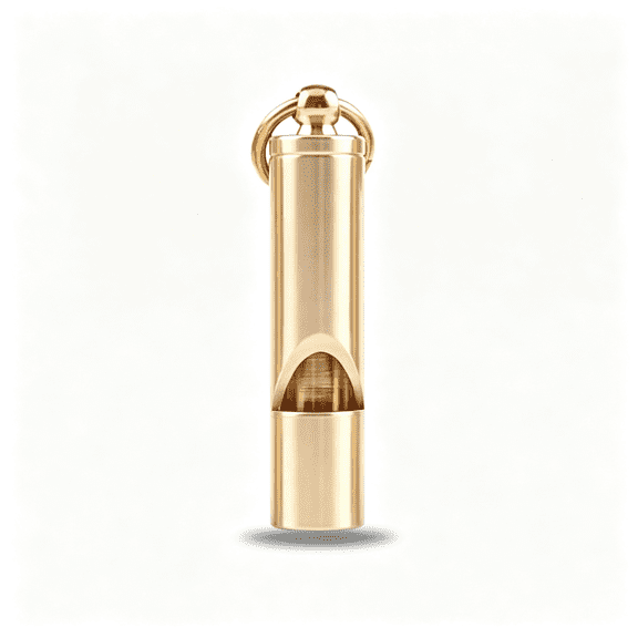CUDIAO Loudest Brass Whistle the Original 2-Inch Premium Emergency Whistle 125Db+ One Piece Outdoor Survival Whistle on Key-Chain Or Hang Around Your Neck and Carry It Anywhere!