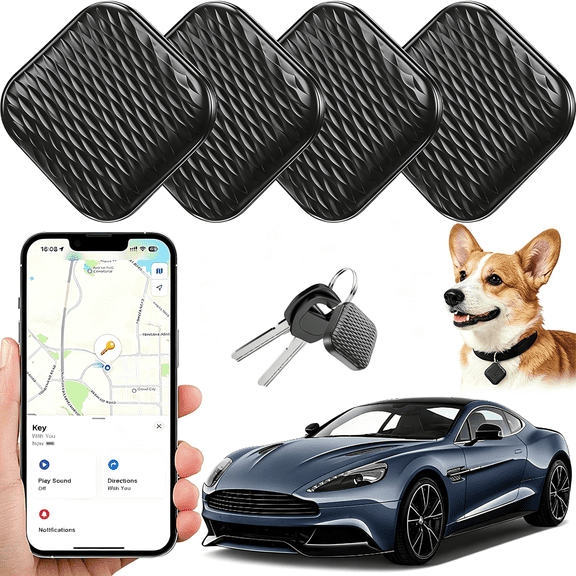 CUDIAO Mini Gps Tracker for Vehicles,Hidden Tracking Device for Vehicles,Car Tracker No Subscription Work with Find My (Ios Only),Vehicle Tracker with Audio for Kids,Dogs,Key,Luggage (4)