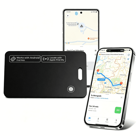 CUDIAO Tracker Card for Iphone&Android,Tracking Card with Find My&Google'S Find Hub,Rechargeable Slim Wallet Tracker Card for Wallet,Luggage,Keys,Ip68 Waterproof