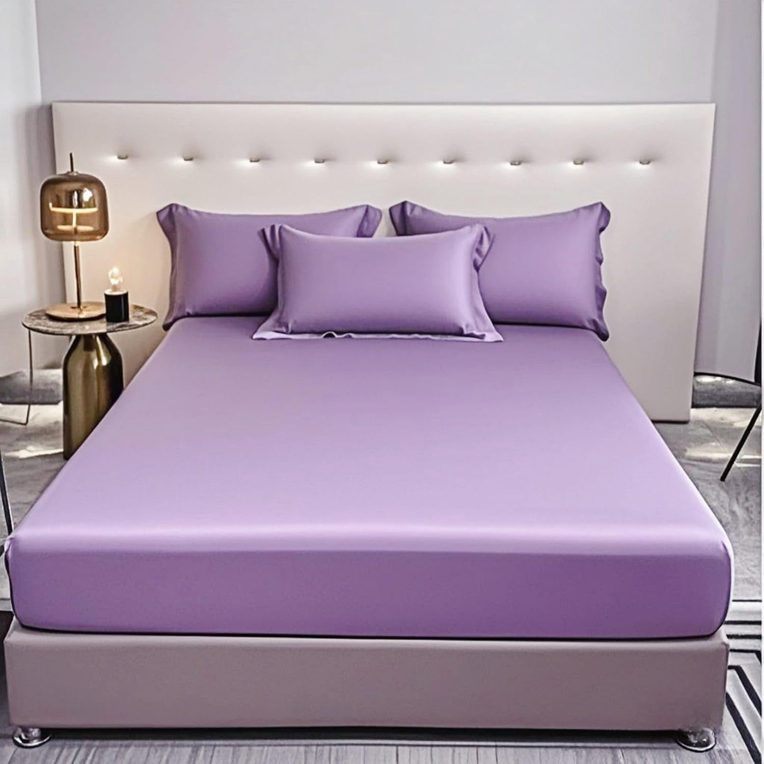 CUDUCA-Fitted Sheet Twin - Hotel Luxury Bottom Fitted Sheets Only - 100 ...