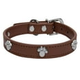 thumbnail image 1 of CUECUEPET Adjustable Dog Collar with Embellished Paw Bling Charms [Multiple Sizes], 1 of 5