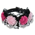 thumbnail image 1 of CUECUEPET Embellished Rose Adjustable Dog Collar for Small to Medium Sized Dogs, 1 of 6