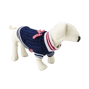 CUECUEPET Gender Neutral Easy to put on Cotton Dog Sweater with bow [Multiple Sizes Available]