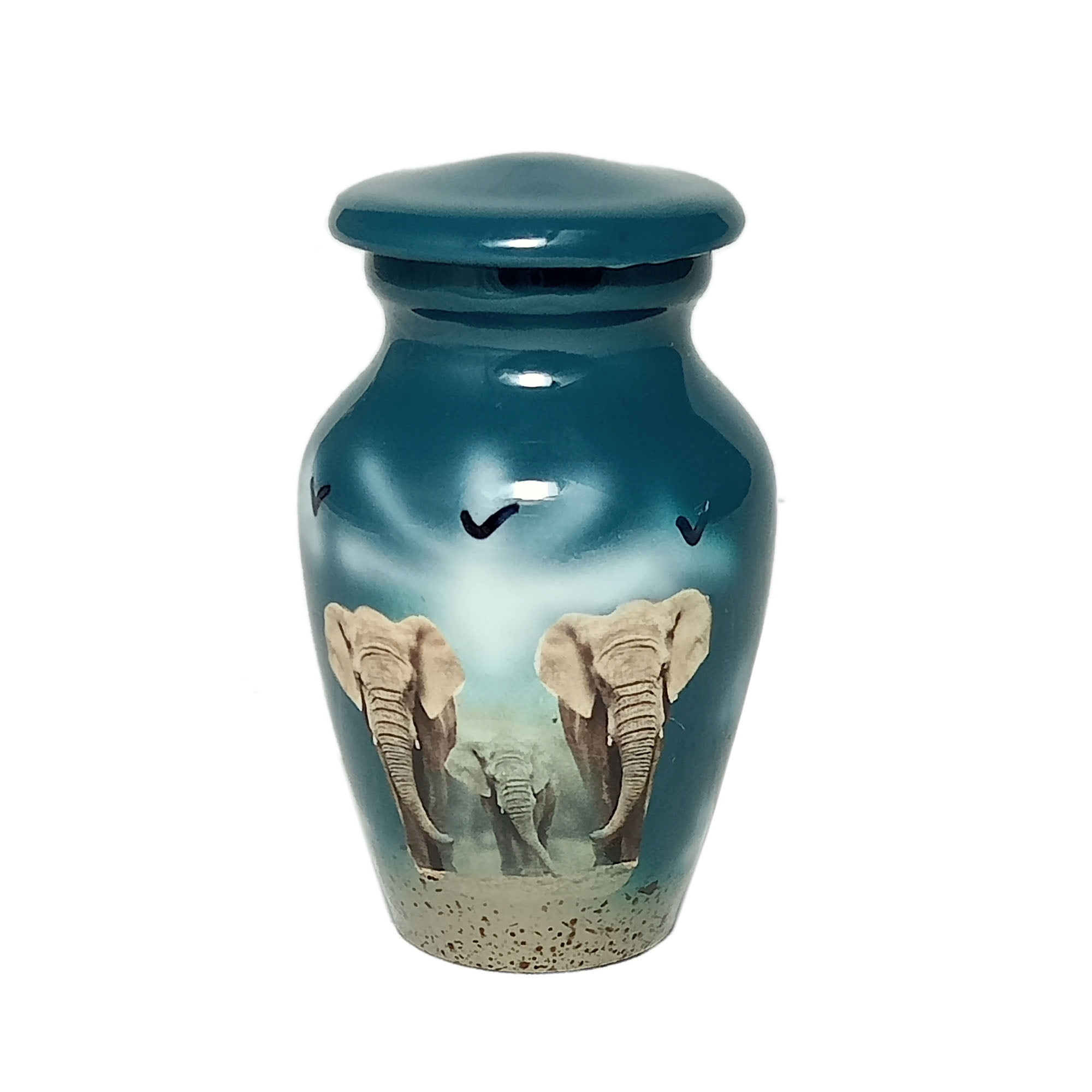 CUERO URNS Keepsakes Beautiful Elephant Family Cremation Urn for