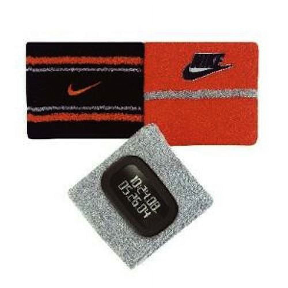 CUFF WRISTBAND SPORT RUNNER WORKOUT TENNIS WATCH ORANGE GRAY WR0094 920 Walmart