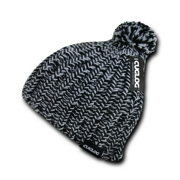 CUGLOG K021 Hewitts Beanie, Black/White