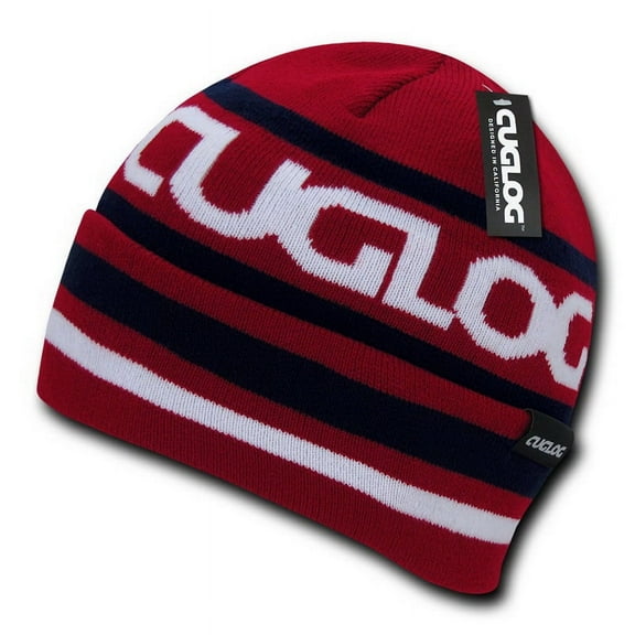 CUGLOG K022 Kailash Beanie, Red/Navy