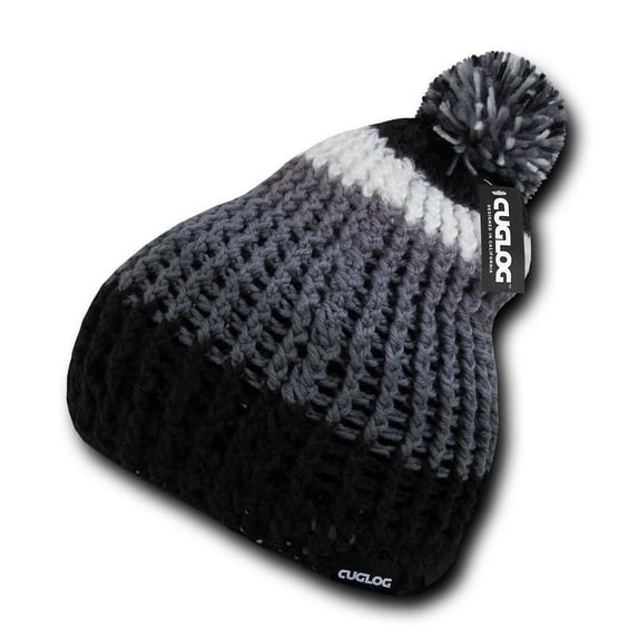 CUGLOG K024 Matterhorn Beanie-Black/Grey/White