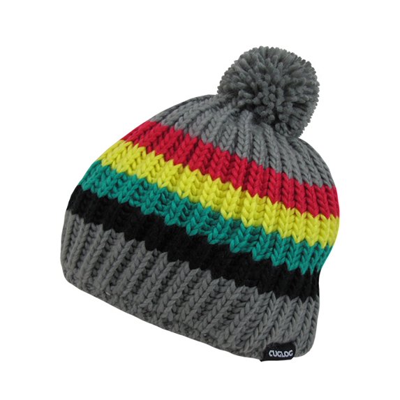 CUGLOG K028 Mont Ventoux Beanie Hat-Grey/Black