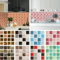 thumbnail image 1 of CUH 10/20/30/40/50/60/70/80/90/100 Pcs Mosaic Pattern Tiles Backsplash Peel and Stick Self Adhesive Removable Stick On Kitchen Tiles Stickers DIY Bathroom Wall Floor Stickers, 1 of 10