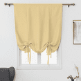 thumbnail image 1 of CUH Beige Blackout Roman Curtains for Kids Bedroom Thermal Insulated Curtains Rod Pocket Tie Up Shade Curtains 1-Panel for Small Windows Bathroom Kitchen (46 x 54 Inches Long), 1 of 7