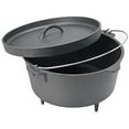 thumbnail image 1 of CUISILAND 9QT Pre-Seasoned Lip Lid Cast Iron Dutch Oven with Lid, 1 of 4