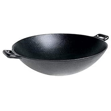 CUISILAND pre-Seasoned 30cm/12 inch Cast Iron Wok