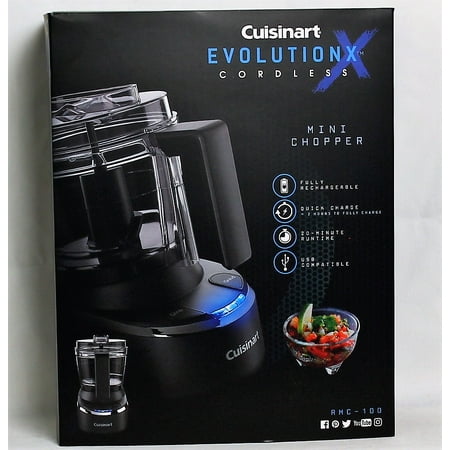 Cuisinart - EvolutionX Cordless Mini Chopper - Gray & Black