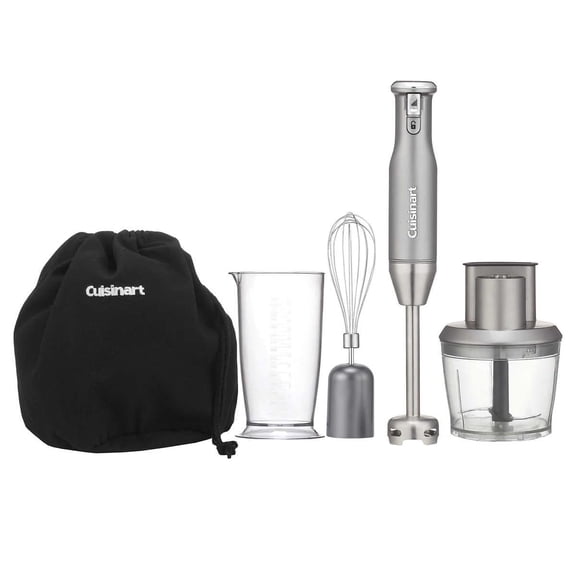 CUISINART VARIABLE SPEED IMMERSION BLENDER WITH FOOD PROCESSOR - STAINLESS STEEL