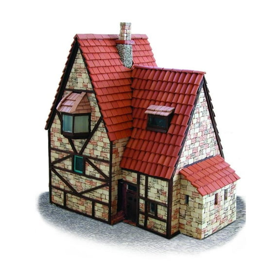 CUIT Ceramic Building Construction Kit, Alpine House (1:50)