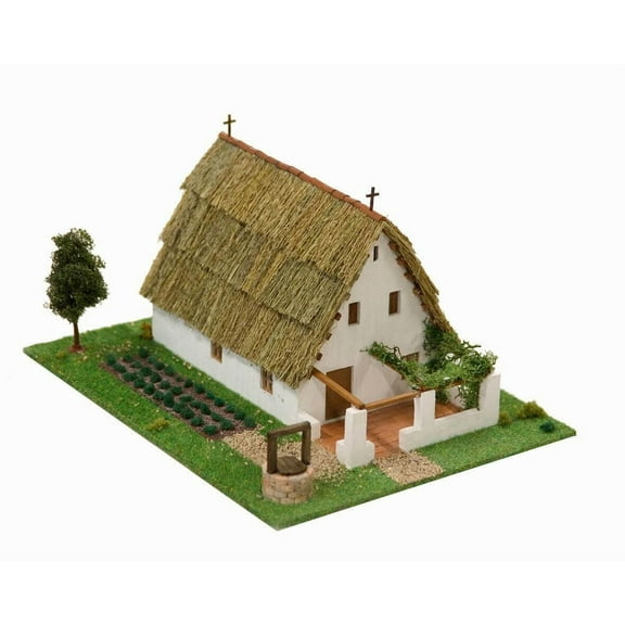 CUIT Ceramic Building Construction Kit, Traditional Valencian House (1:87)