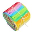 CUITING 36 Pieces Jelly Roll MultiColor Fabric Quilting Fabric Strips