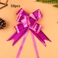 thumbnail image 1 of CUITING 50 Pcs Festive Christmas Gift Bows - White  Black  Pink  and Golden - Artistic Bow Ties for Gift Wrapping - No Feathers Included, 1 of 6