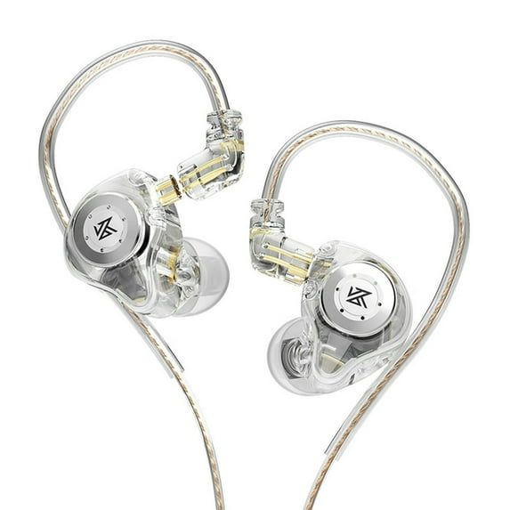 CUITING EDX Pro in-Ear Stage Monitor Headphone Dual Magnetic Dynamic Unit Earphone Shock Bass Earbuds with 0.75mm Detachable Cable Comfortable Wired Headset (No Mic)
