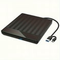 CUITING External CD DVD Drive Burner USB 3.0 TypeC Portable CD/DVD ROM