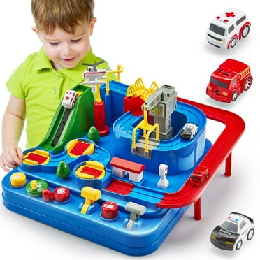 CUITING Kids Toys for 3 Year Old Boys Girls Race Track Car Adventure Preschool Toddler Boy Toys Educational Gifts for Kids 3 4 5 Year Old