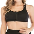 thumbnail image 1 of CUITING Women‘s High Impact Support Sports Bras Front Zipper Closure Push Up Bra Workout Yoga Bra, 1 of 7