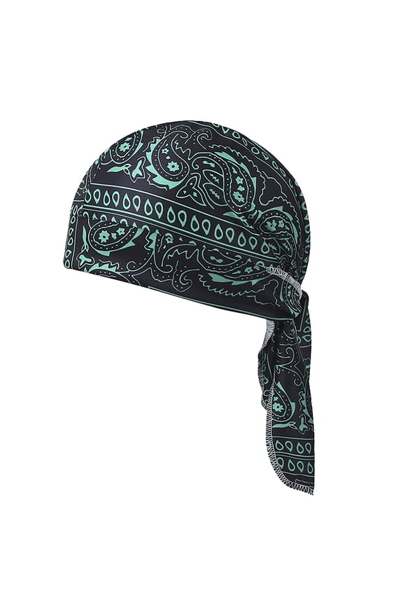 1PC LightweightElastic Headscarf Paisley Cooling Headscarf Cap Do Rags Skull Cap Men Women Helmet Liner Head Bandana Motorcycle Durags Caps For Outdoor Cycling And Running