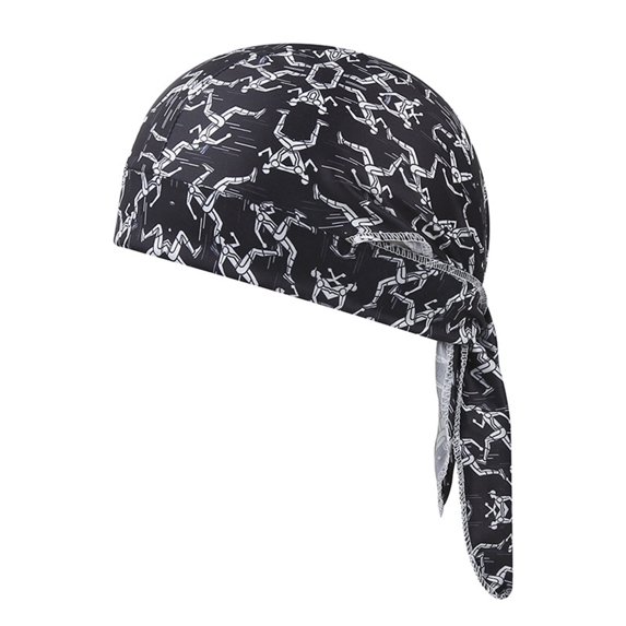 CUIYUAN Sports Headband Hat Unisex Headscarf Hat Cooling Skull Cap Helmet Liner Breathable Sweat Wicking Head Wrap Bandana Hat for Men Women Paisley Cycling Running Cap