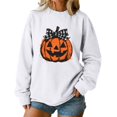 thumbnail image 1 of CUIYUAN Sweatshirt for Women Fall Crewneck Sweat Shirts Cute Pumpkin Sweaters Tops Breathable Winter Clothes Womens Sweatshirt, 1 of 4